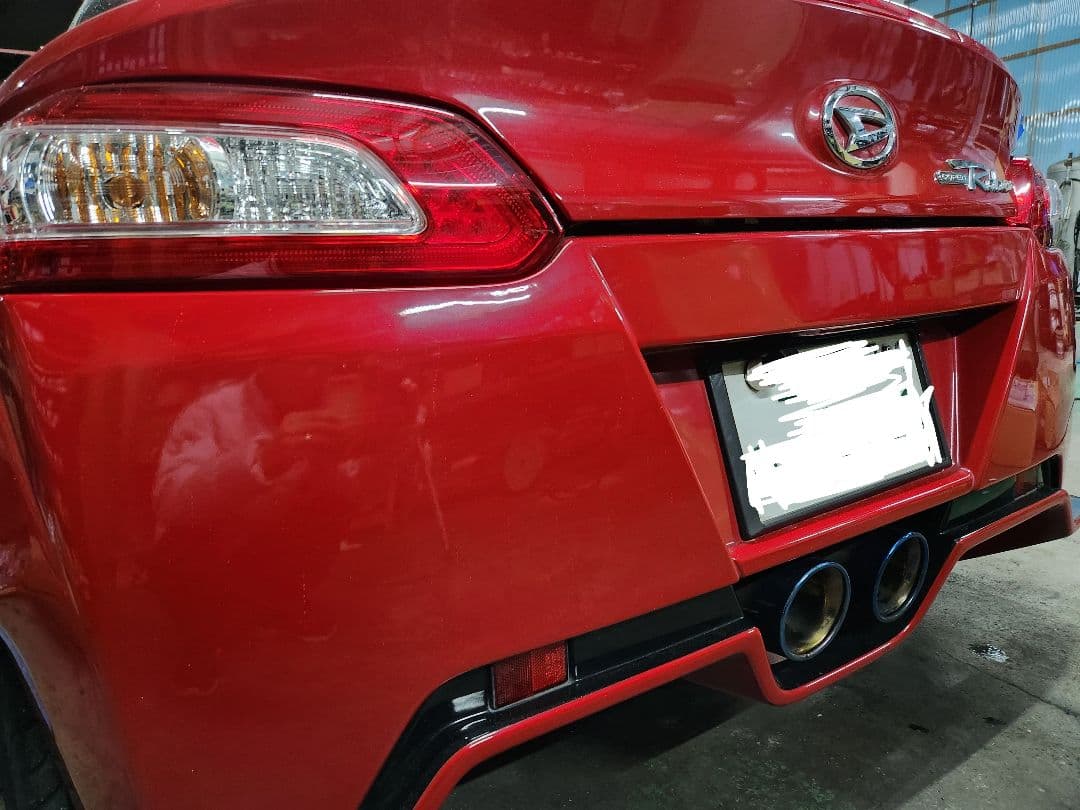 ダイハツ LA400K コペン ワンオフ　デュアルマフラー　スポーツサウンド