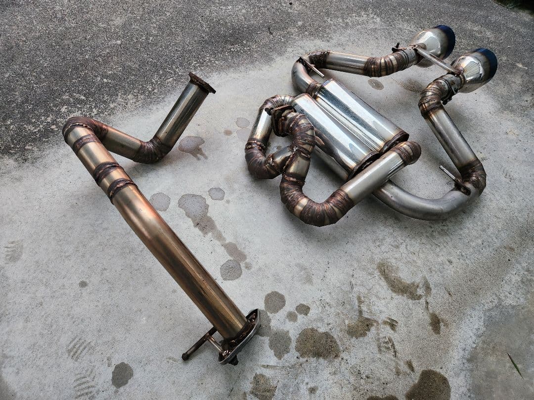 ダイハツ LA400K コペン ワンオフ　デュアルマフラー　スポーツサウンド