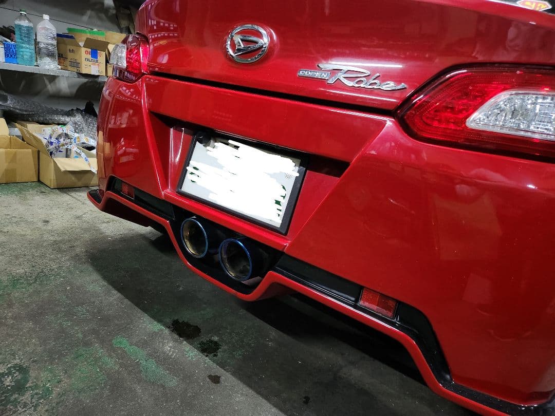 ダイハツ LA400K コペン ワンオフ　デュアルマフラー　スポーツサウンド