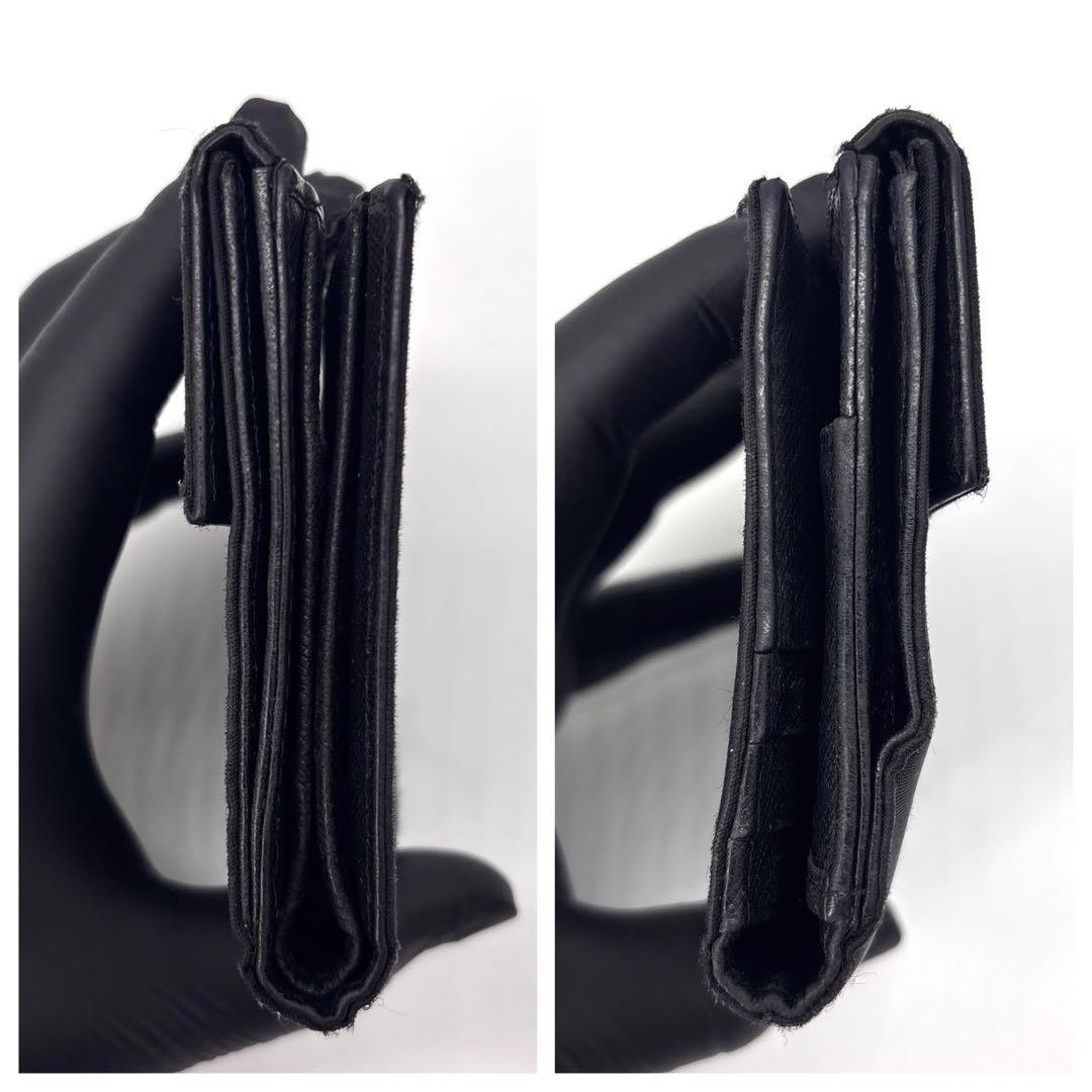 t*o様 PRADA プラダ ナイロン×テスートレザー 三つ折り財布　三角ロゴ