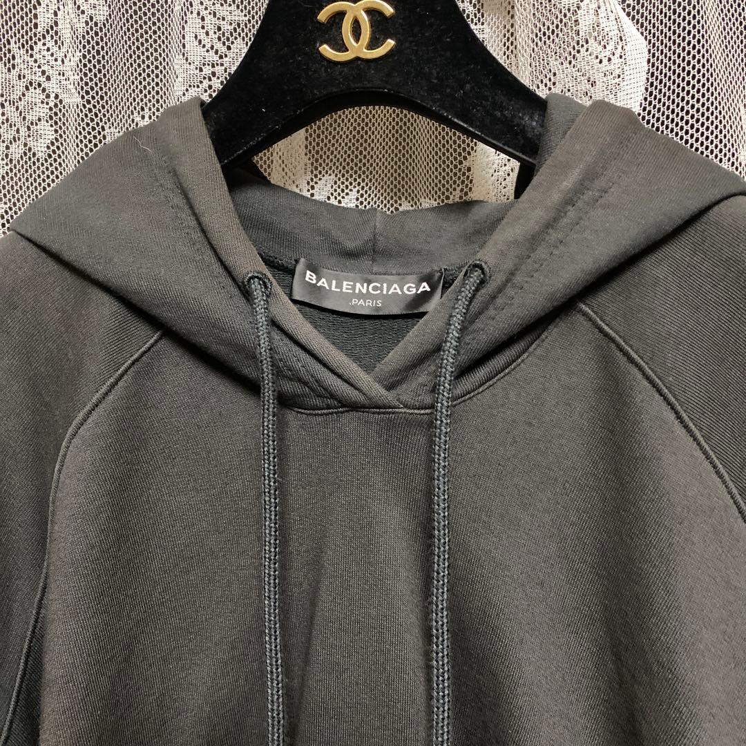 BALENCIAGA PARIS バレンシアガ　グランジパーカ　フーディ　短丈
