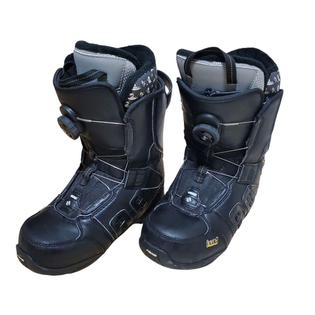 head ヘッド プレミアム BOAダイヤル式スノーボードブーツ 黒/赤26cm