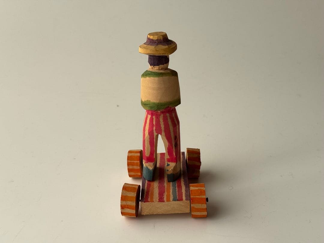 ヴィンテージ ペルー ワンカイヨ 木彫り人形 柚木沙弥郎 民藝