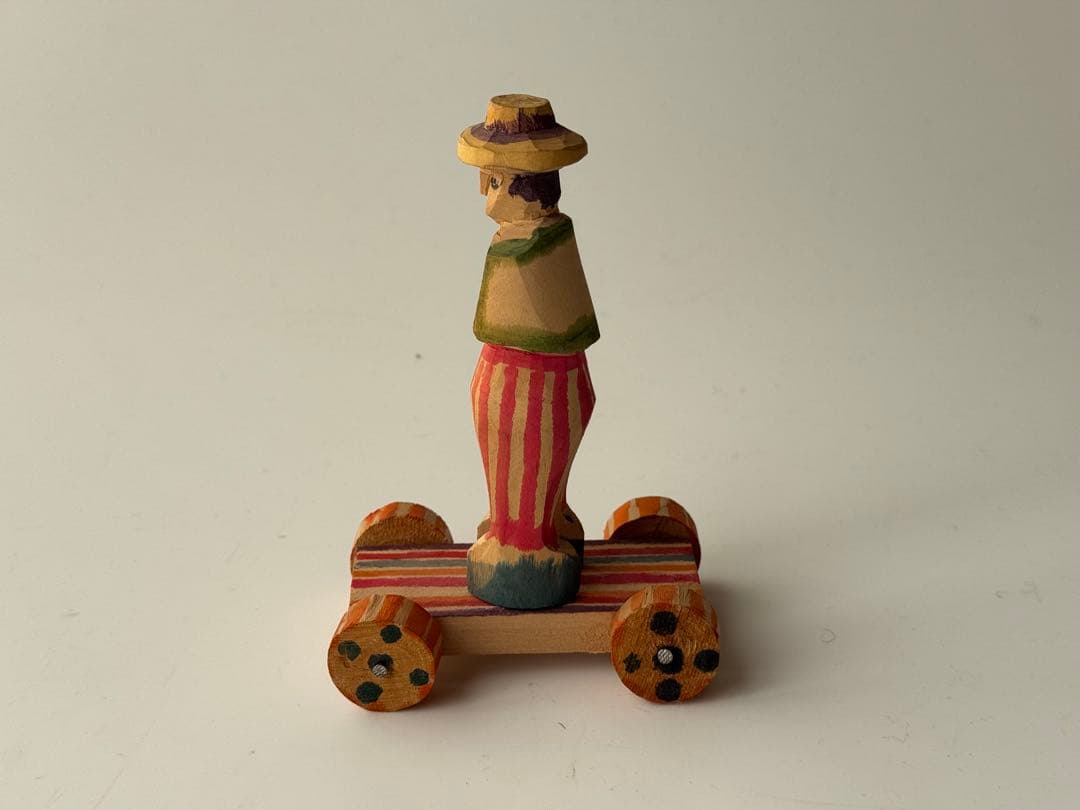 ヴィンテージ ペルー ワンカイヨ 木彫り人形 柚木沙弥郎 民藝