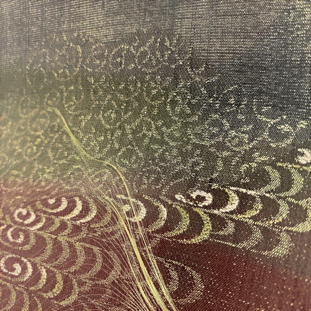 染織の名門 しょうざん謹製 生紬 正絹 袋帯