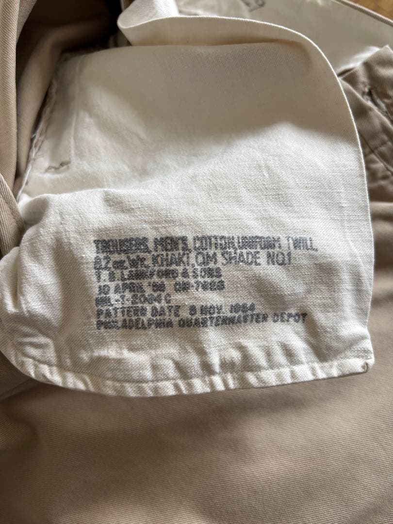 パンツ 50s US.ARMY M-54 Military Chino