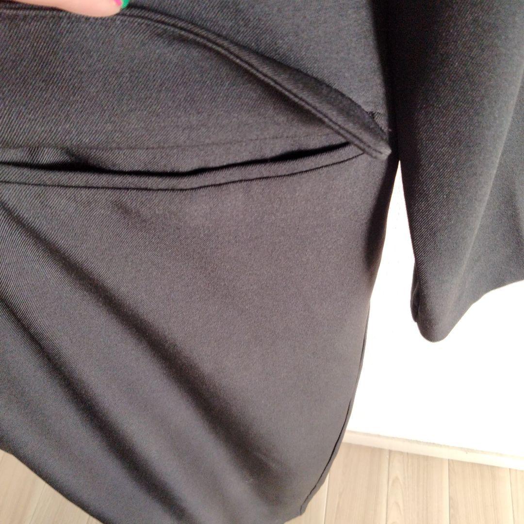 ダブルボタン オールインワン レディース ボトムス　ブラック