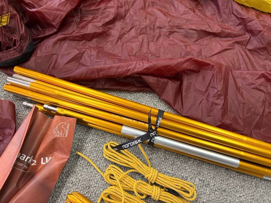 新品未使用 NORDISK Telemark 2.2 LW テント 赤