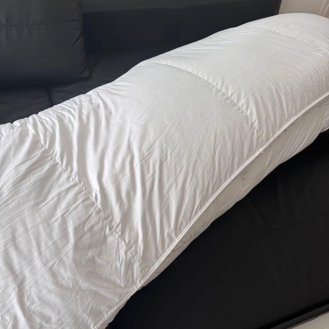 美品　無印良品　羽毛掛ふとん・二層式　クイーン　210x210cm 掛け布団