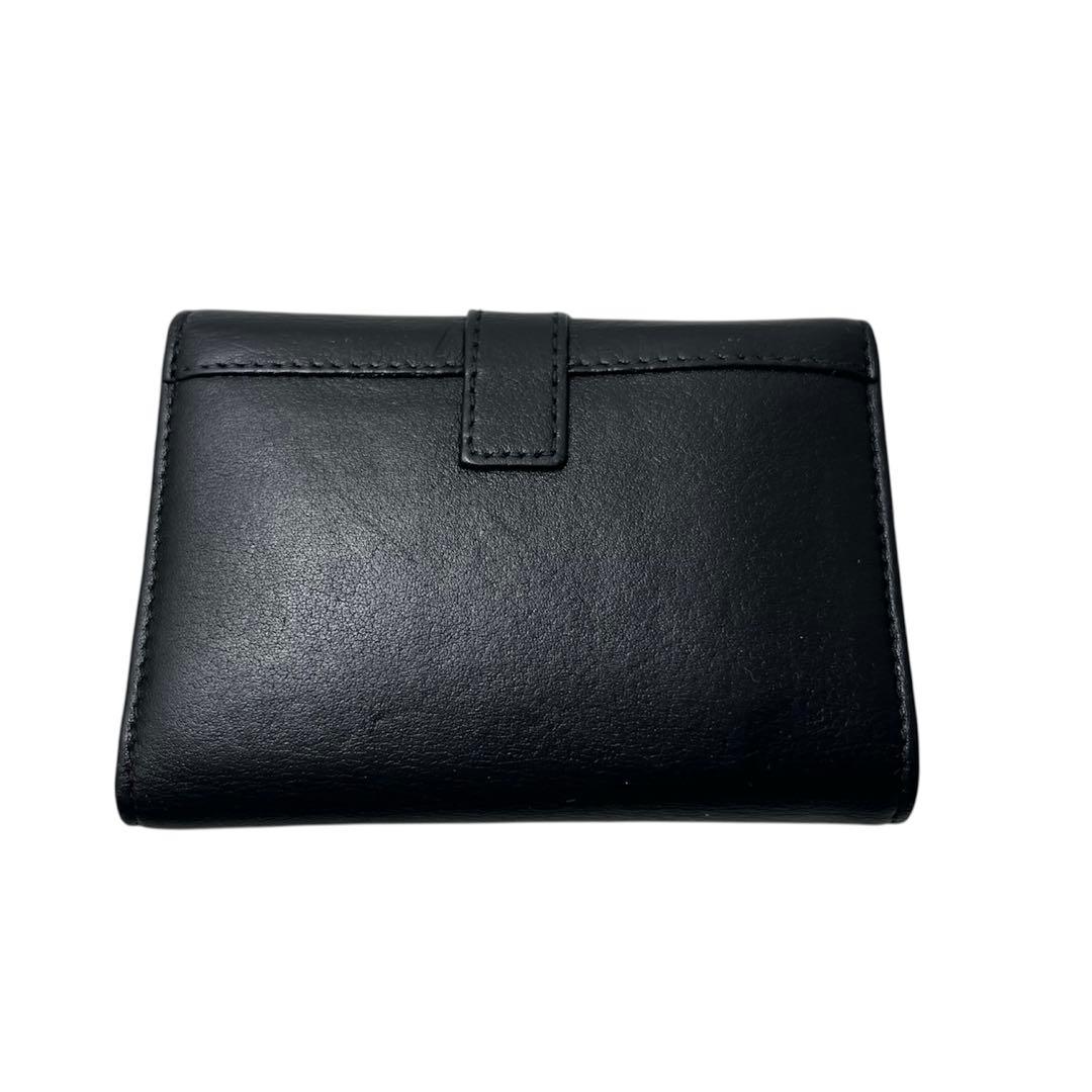 イブサンローラン　YSL 6連　キーケース　カード　黒　レザー　シルバー金具　箱