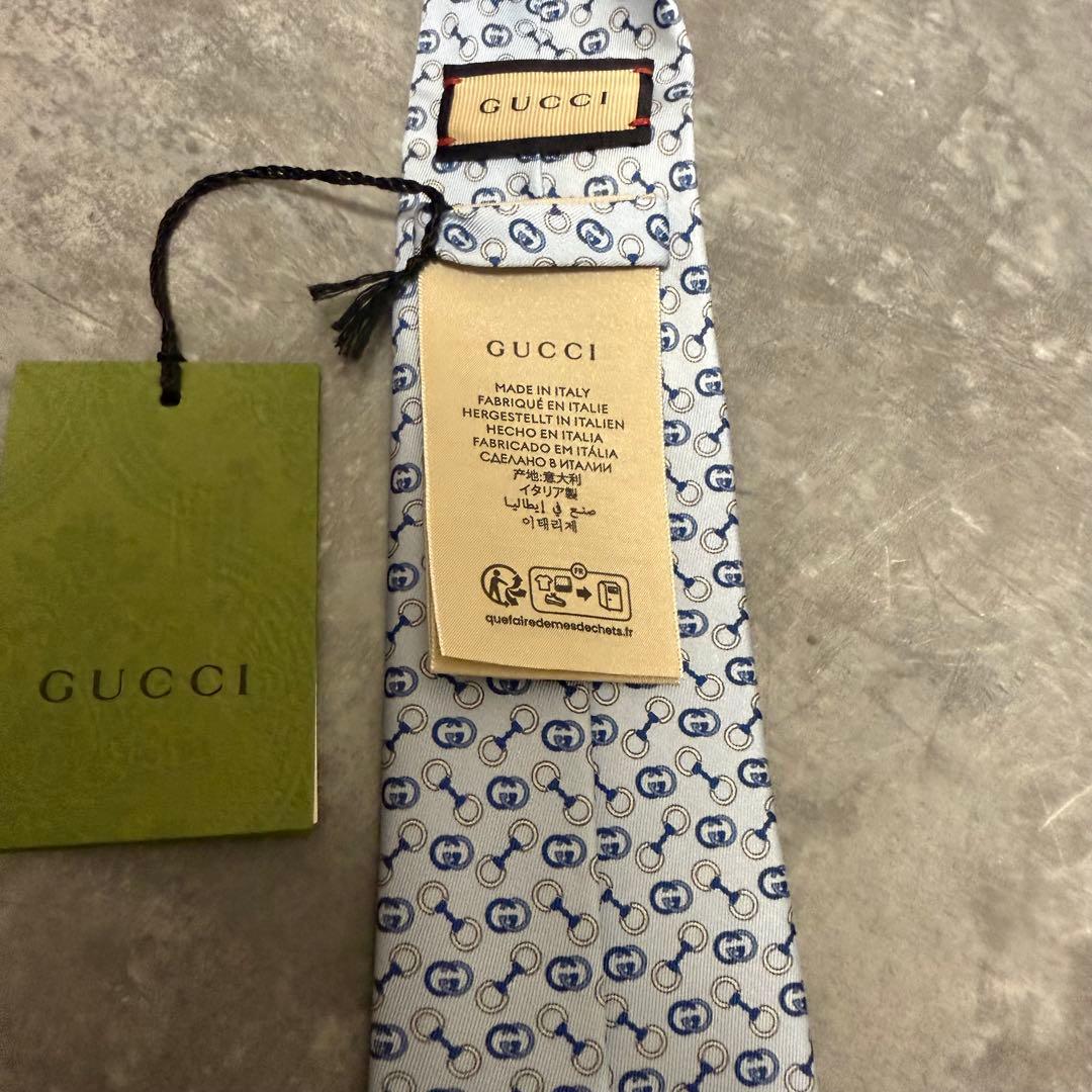 【✨新品未使用✨】 GUCCI グッチ ネクタイ GG柄 タグ付き 結婚式 現行