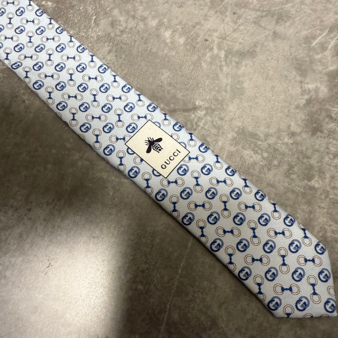 【✨新品未使用✨】 GUCCI グッチ ネクタイ GG柄 タグ付き 結婚式 現行
