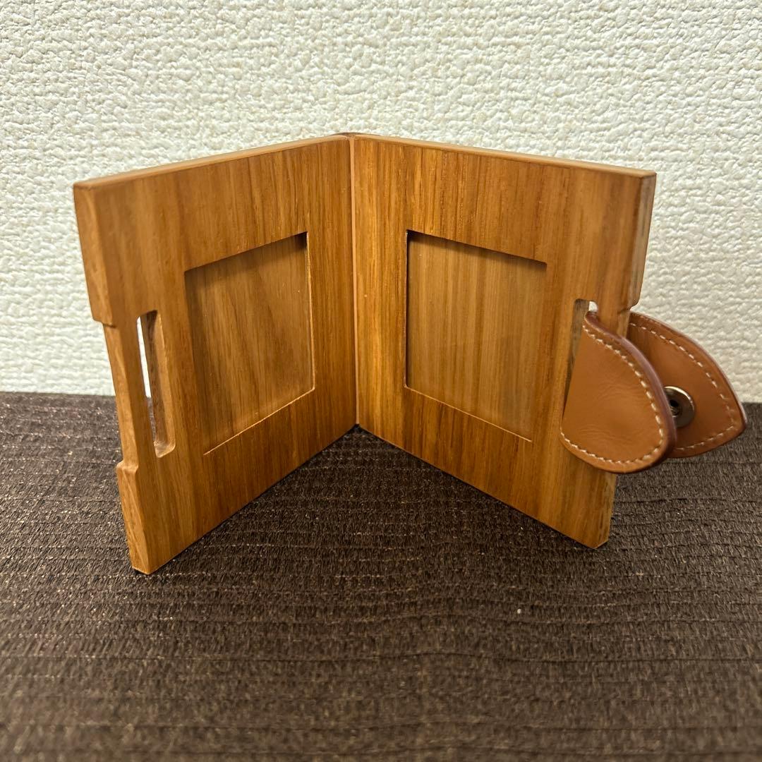 エルメス　ウッド　フォトフレーム　写真立て