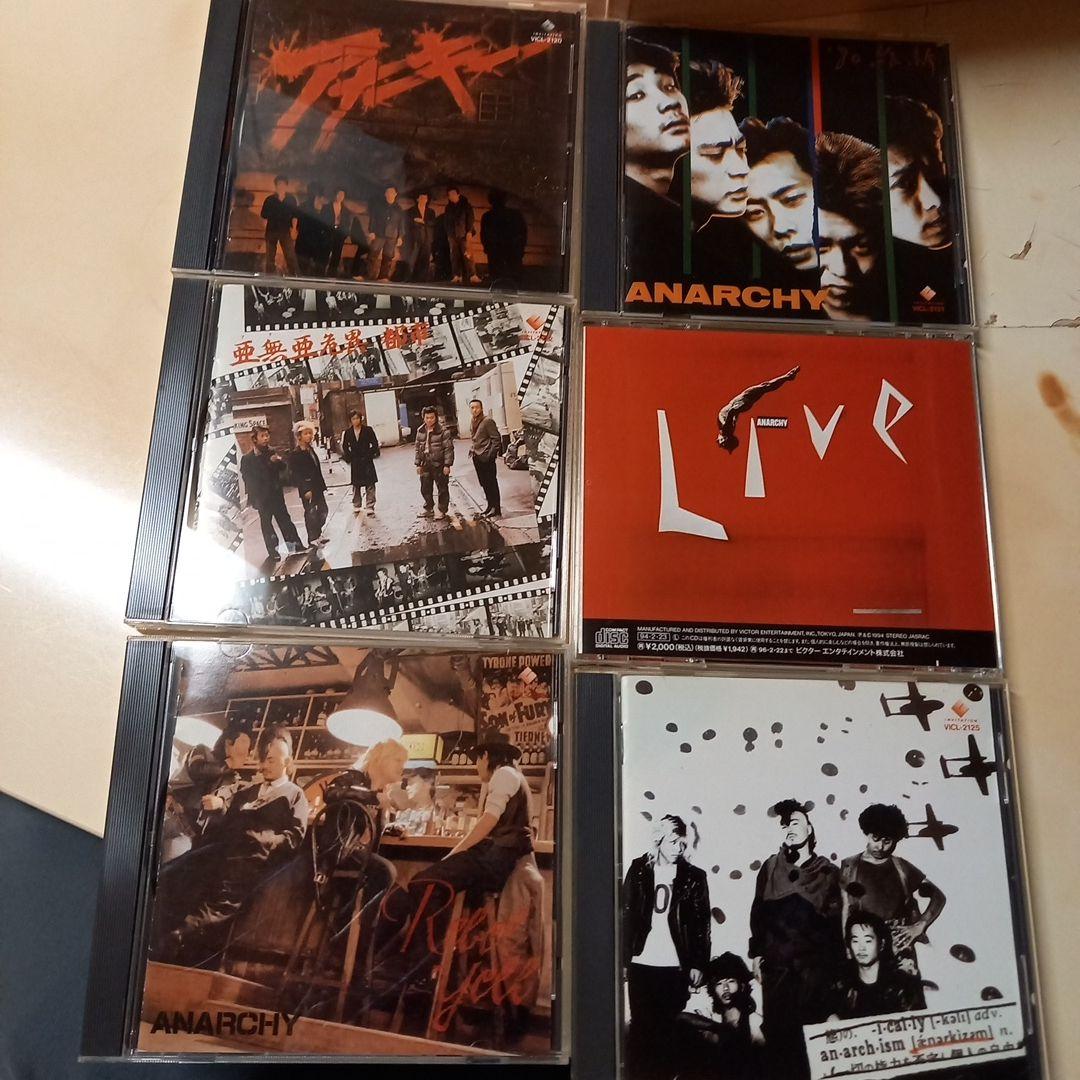 ANARCHY　アナーキー　CD　アルバム　6枚　セット　亜無亜危異