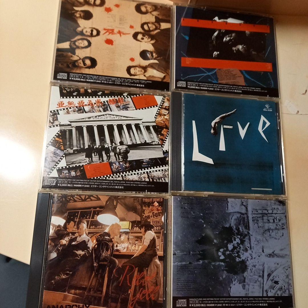ANARCHY　アナーキー　CD　アルバム　6枚　セット　亜無亜危異