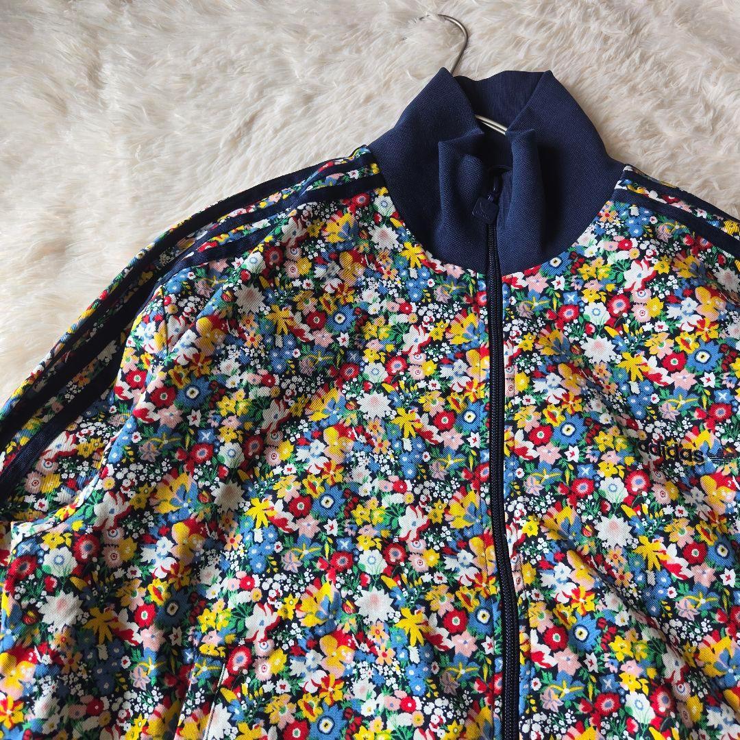 【新品未使用】LIBERTY LONDON フローラル トラックトップ 2XL