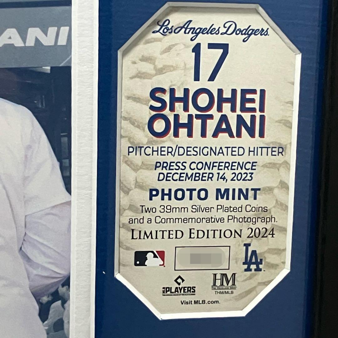 ☆【限定】ドジャース 大谷翔平 選手 移籍記念 ダブルフォトミント