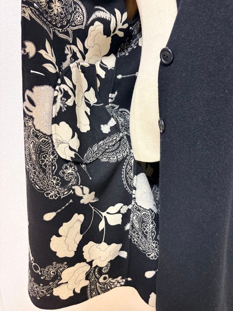 【美品】LEONARD コート　アウター　ジャケット　ウール　カシミヤ