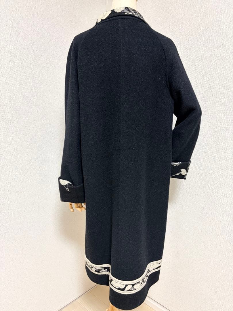 【美品】LEONARD コート　アウター　ジャケット　ウール　カシミヤ