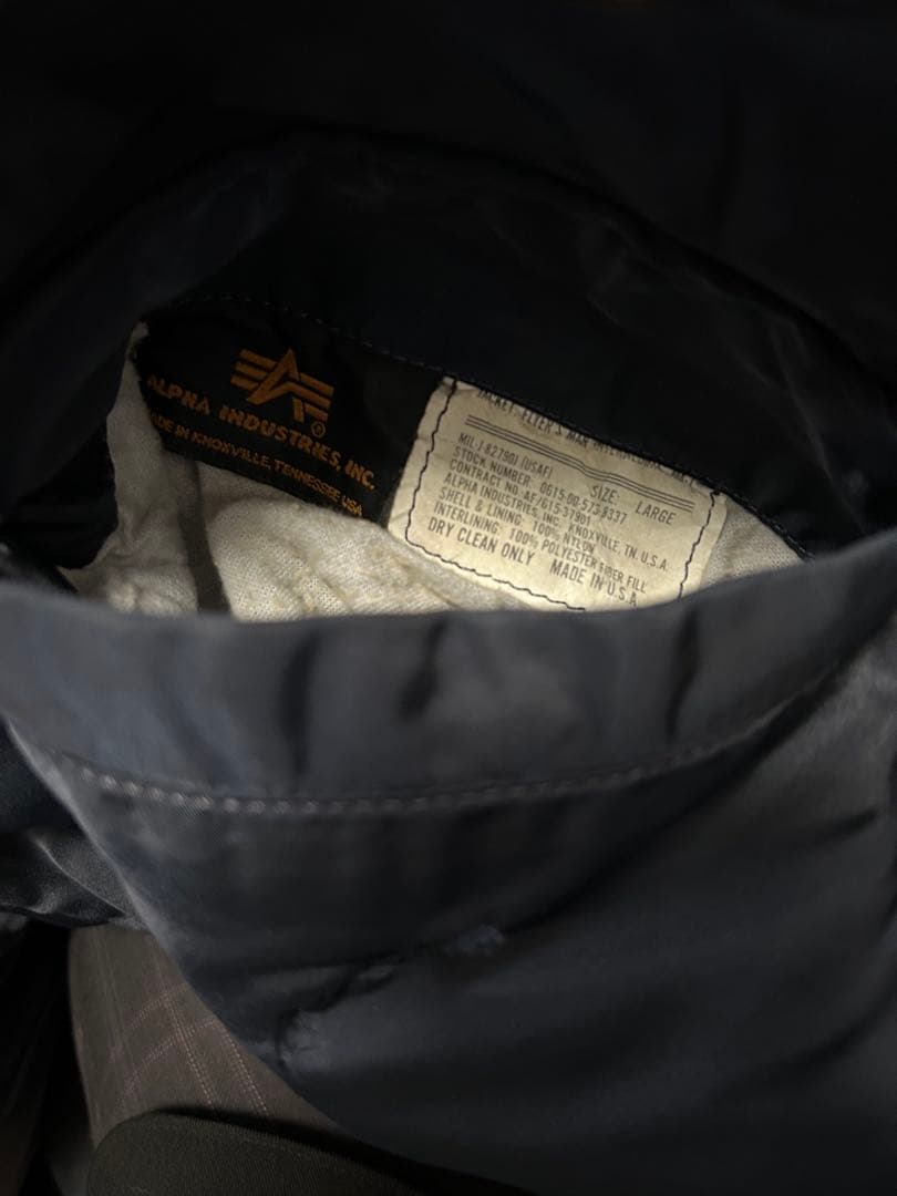 80〜90s ALPHA INDUSTRIES MA-1フライトジャケットUS製