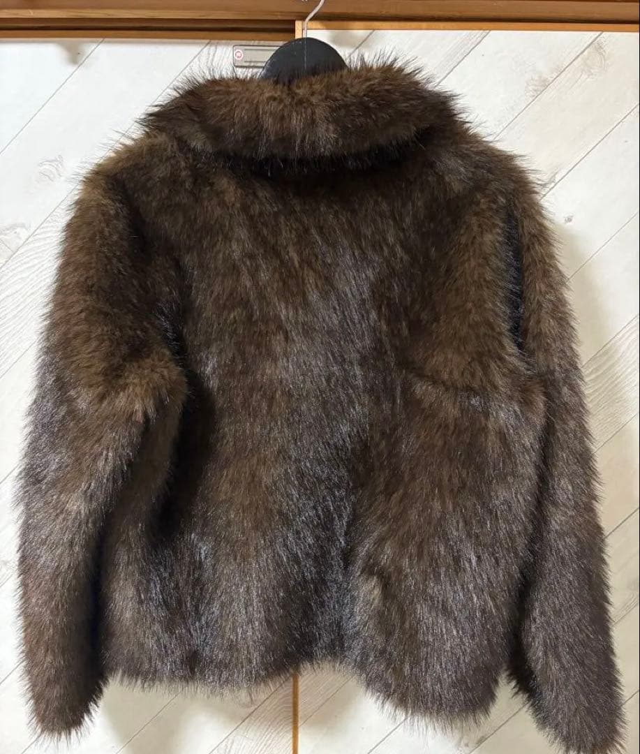 リバーシブルダブルフェイス フェイクファージャケット ZARA