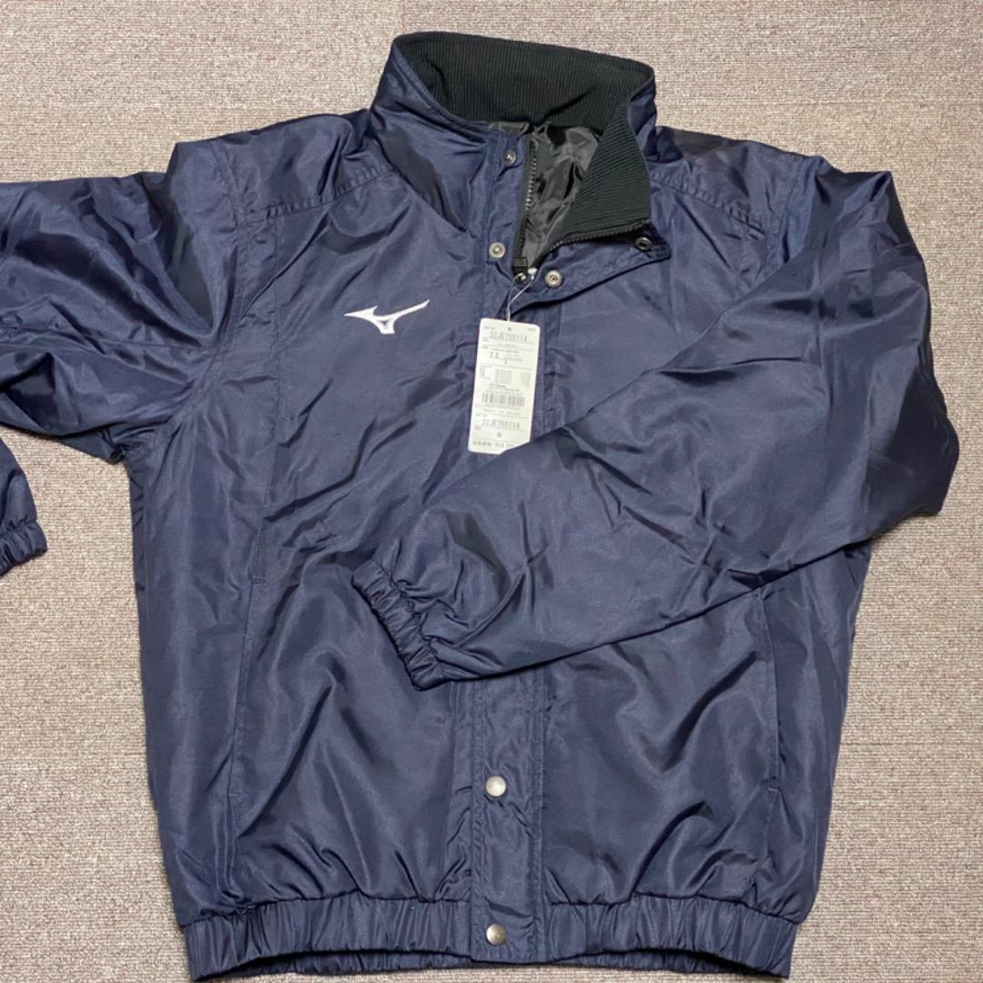 【未着用】ミズノ 中綿ウォーマー ウィンドブレーカー Sサイズ 上下