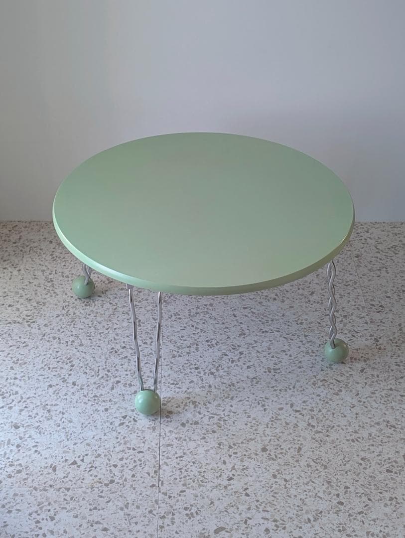 90s ビンテージ フォールディング テーブル ポストモダン ポップ 折り畳み