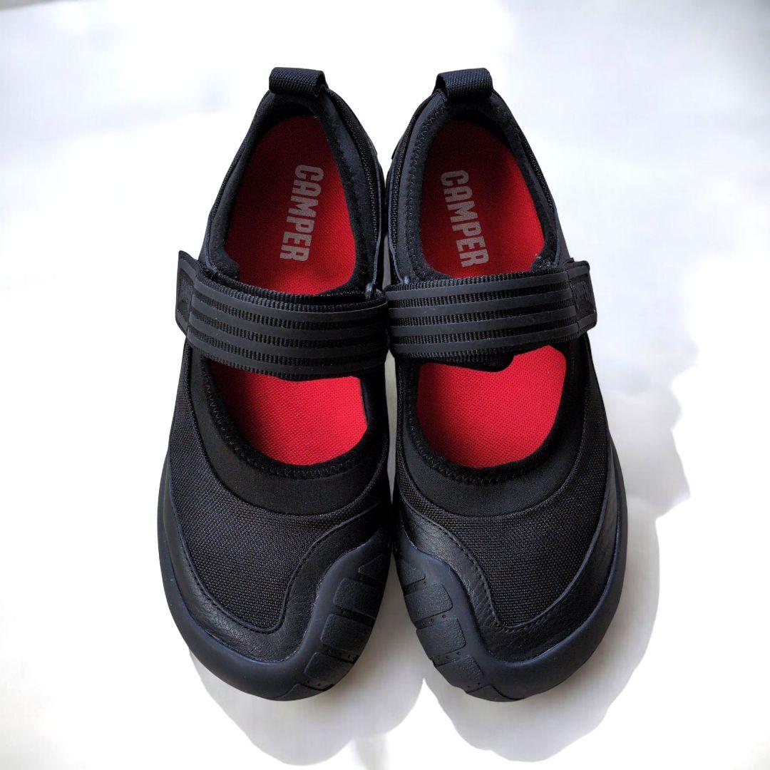 美品 CAMPERカンペール 25.5cm PATH スニーカー ブラック 40