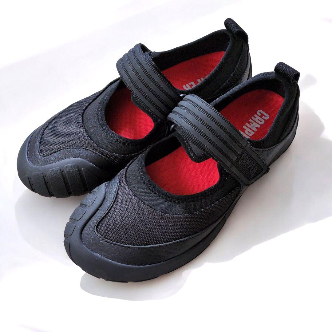 美品 CAMPERカンペール 25.5cm PATH スニーカー ブラック 40