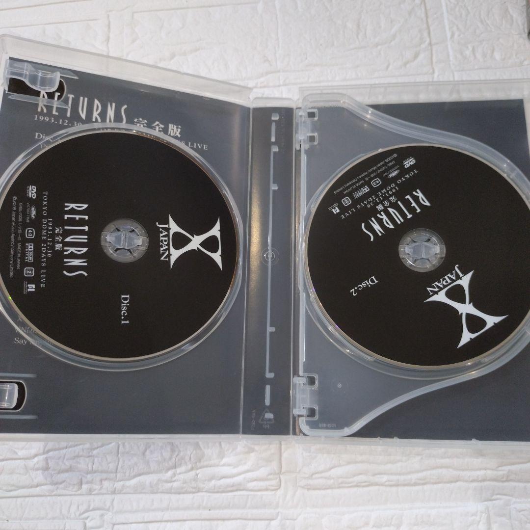 X JAPAN RETURNS DVD　1993年12月30日　31日