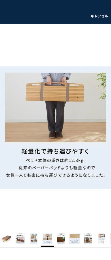 折り畳み　ベーパーベッド