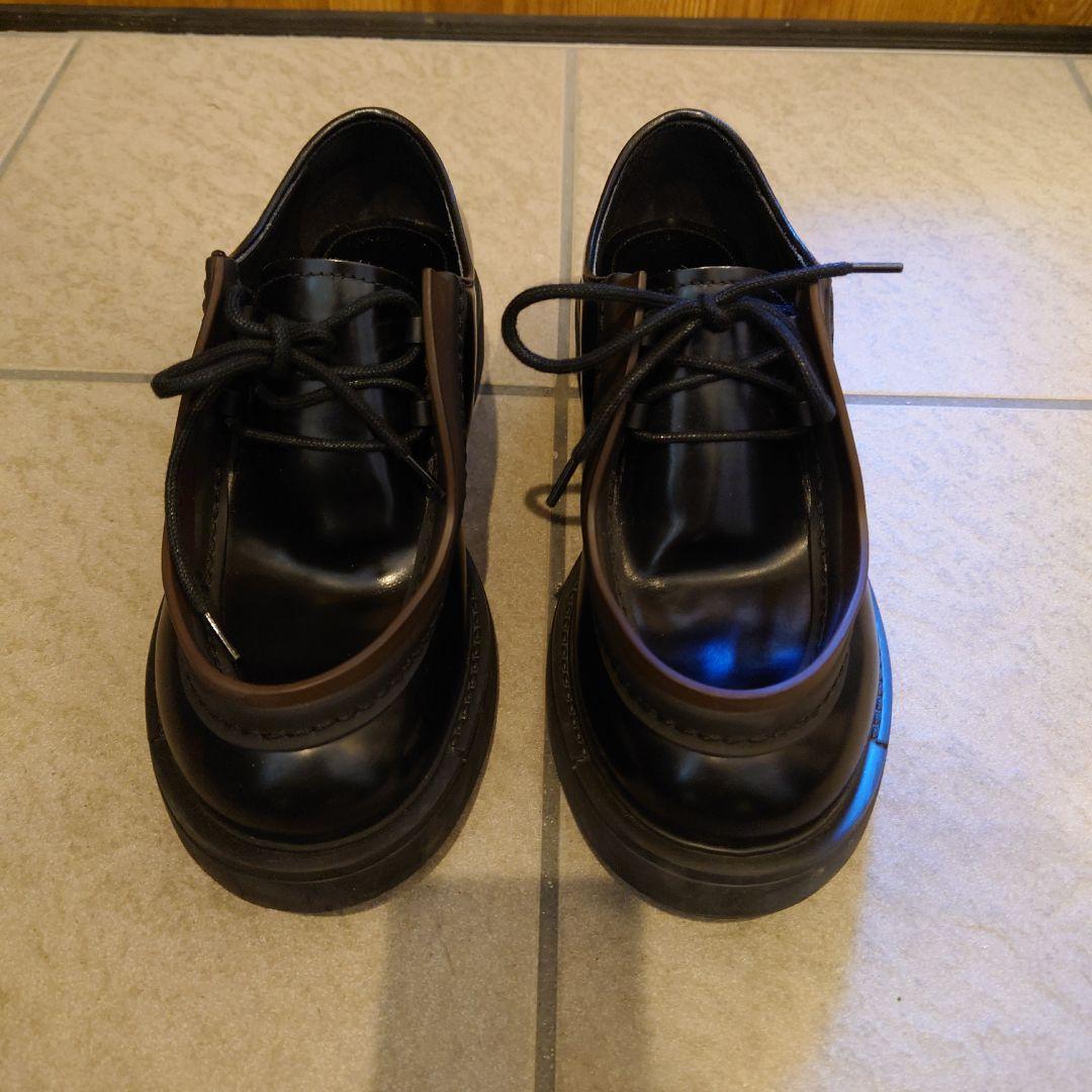 PRADA Diapason 23AW　オペークブラッシュドレザーシューズ