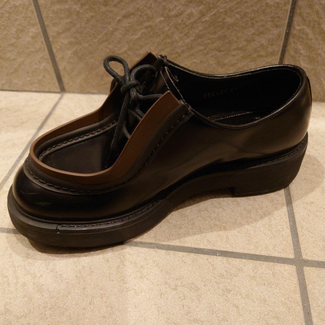PRADA Diapason 23AW　オペークブラッシュドレザーシューズ