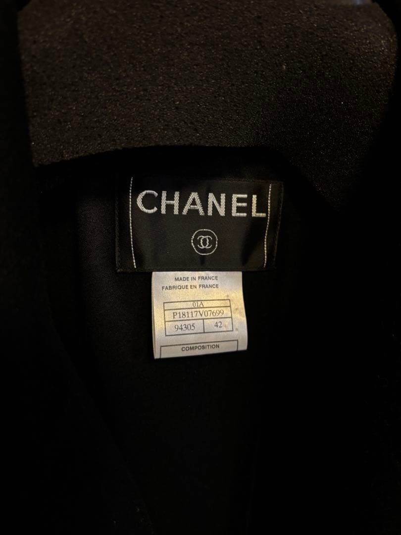 レオンCHANEL ブラック テーラードジャケット値下げ交渉可