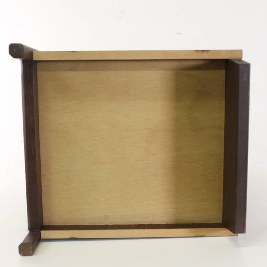 カリモク家具 ナイトテーブル AU8450MK オーク材 コンセント付き 4