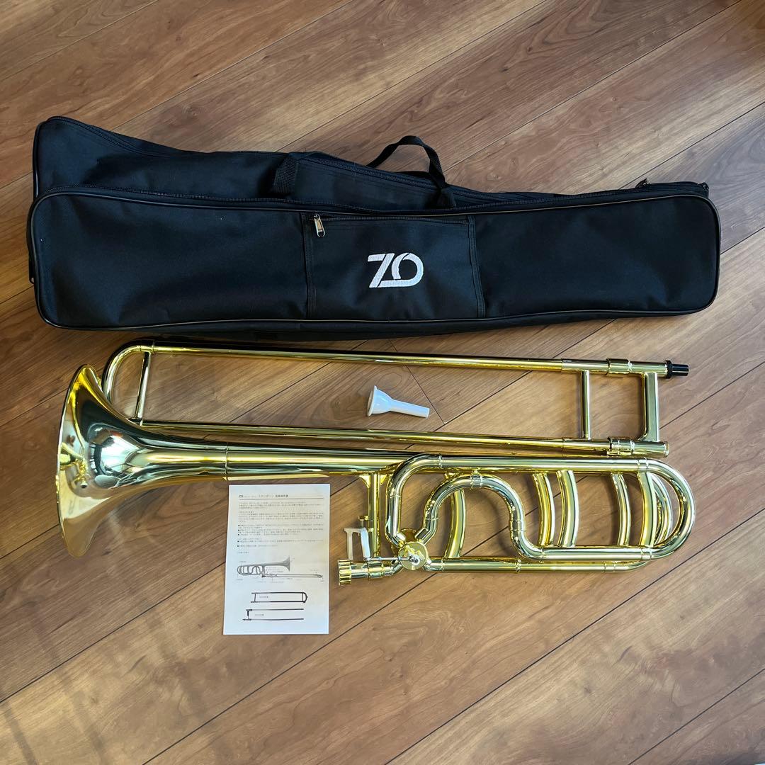 ZO　ゼット・オー プラスチック製テナーバストロンボーン（太管）　ゴールド