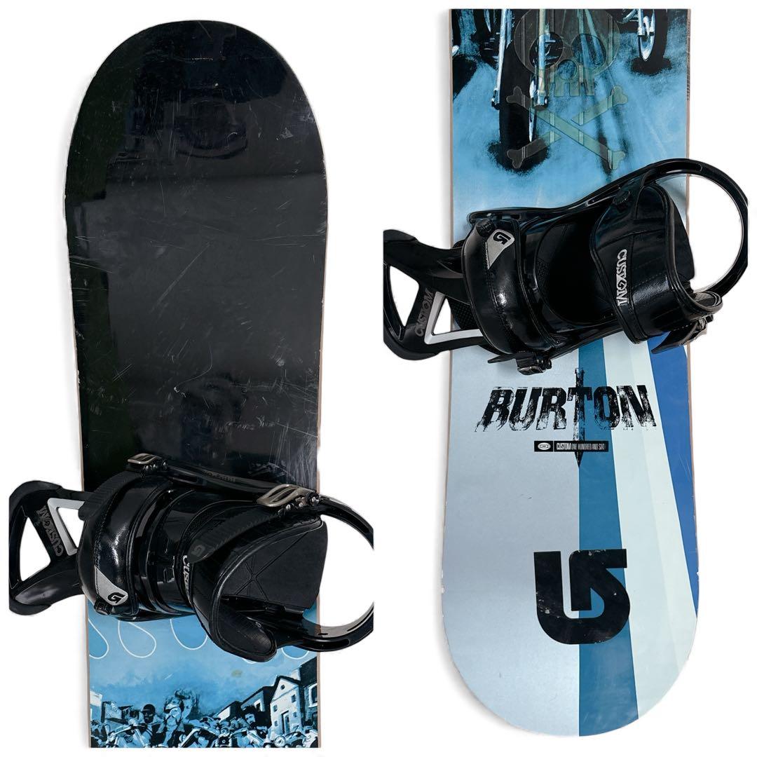 BURTON Custom 153cm スノーボード3点セット バインL ケース