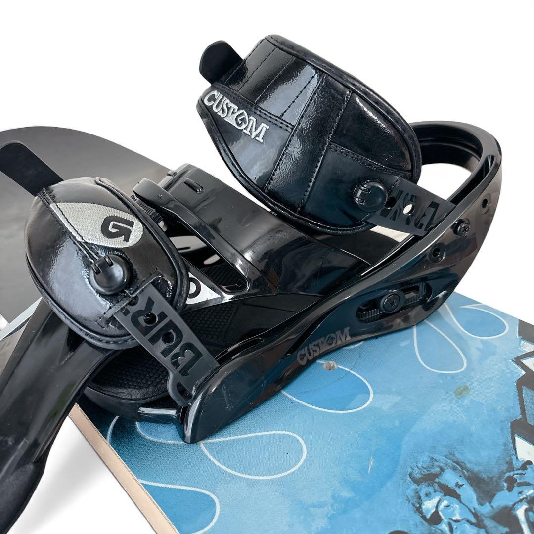 BURTON Custom 153cm スノーボード3点セット バインL ケース
