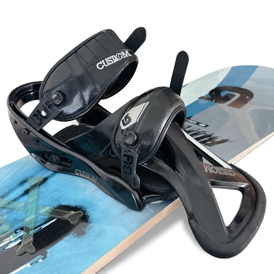 BURTON Custom 153cm スノーボード3点セット バインL ケース