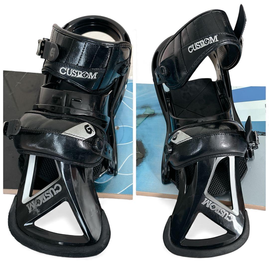 BURTON Custom 153cm スノーボード3点セット バインL ケース