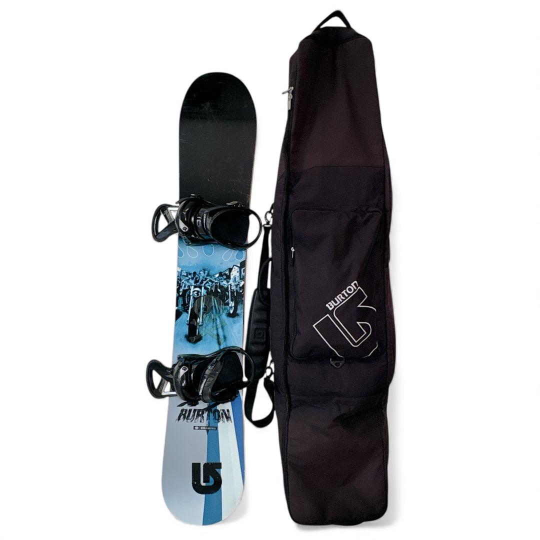 BURTON Custom 153cm スノーボード3点セット バインL ケース