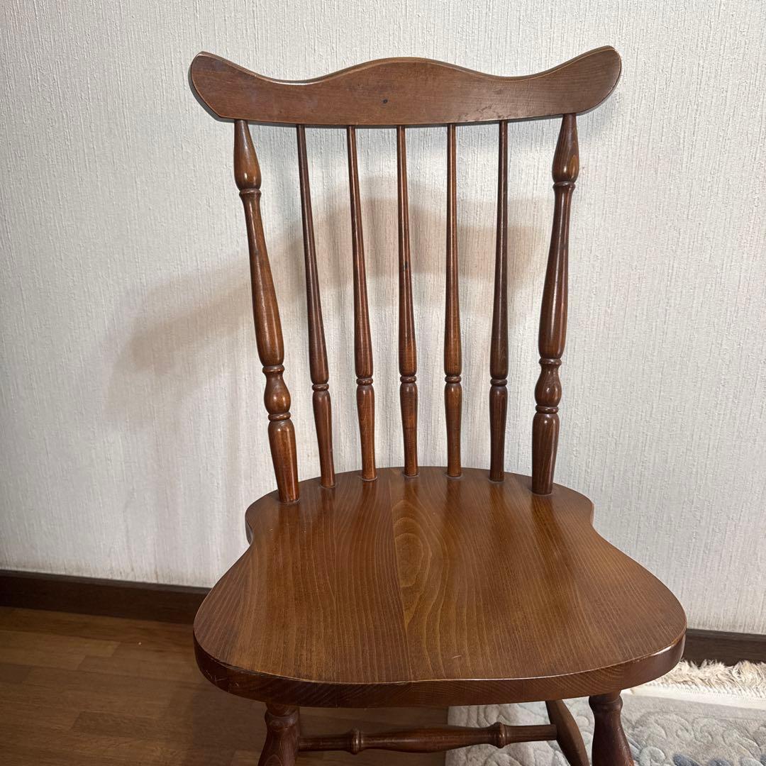 柏木工　椅子　ウィンザーチェア　ダイニングチェア　かしわ　木製　飛騨