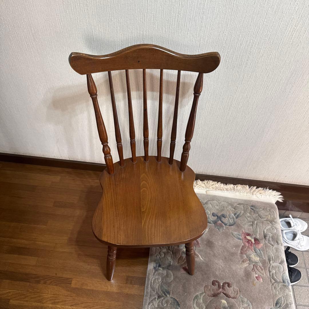 柏木工　椅子　ウィンザーチェア　ダイニングチェア　かしわ　木製　飛騨