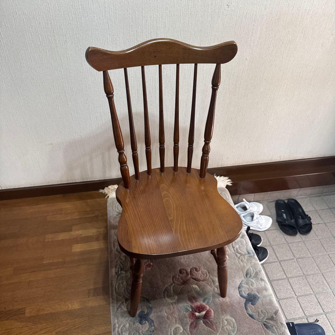 柏木工　椅子　ウィンザーチェア　ダイニングチェア　かしわ　木製　飛騨