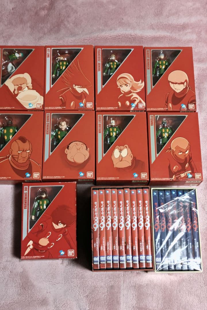 サイボーグ009　バトルアライブ　地上より永遠にセット　フィギュア9種付き