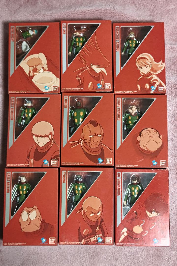 サイボーグ009　バトルアライブ　地上より永遠にセット　フィギュア9種付き