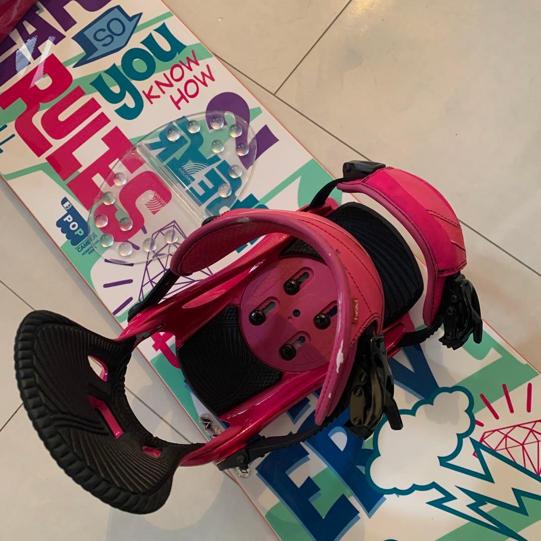 Fanatic ファナティック スノーボード142センチ ビンディング head