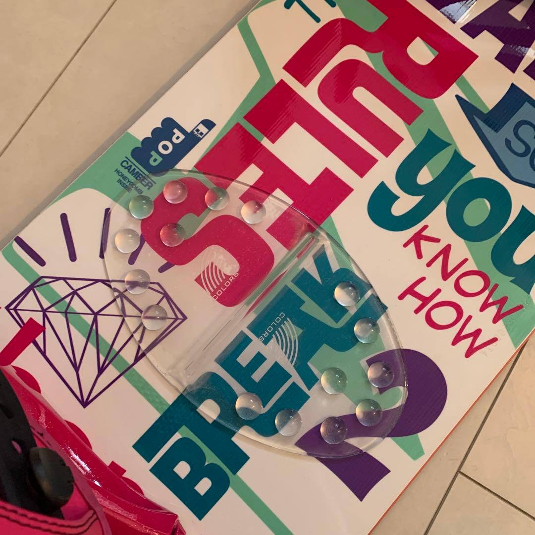 Fanatic ファナティック スノーボード142センチ ビンディング head