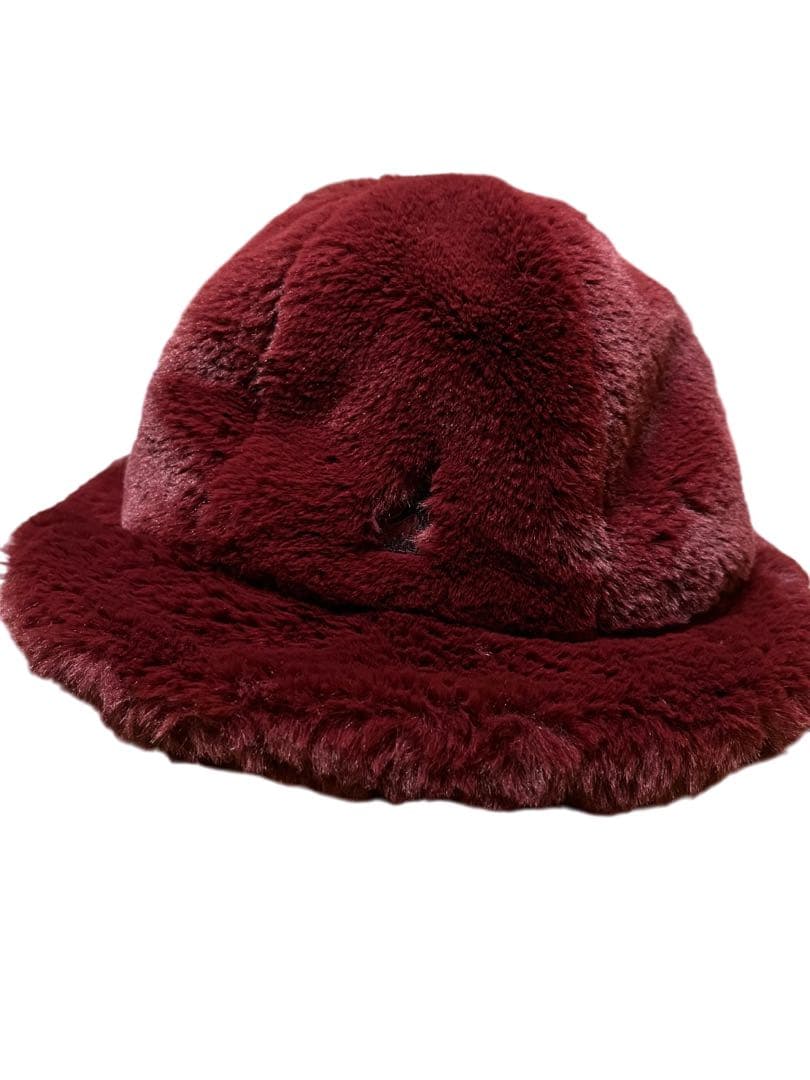 FUKASE×KANGOL タグ付き バーガンディ