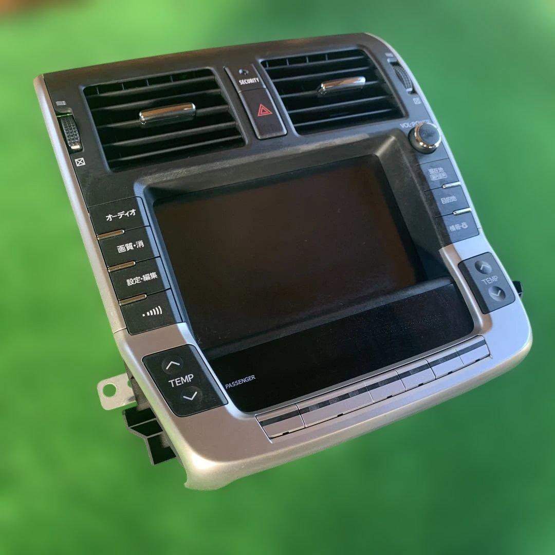 トヨタ　200系　クラウンマジェスタ　純正マルチモニター　動作確認済み　中古品